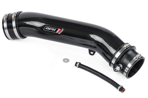 APR 17-20 Audi RS3/18-22 Audi TT RS Quattro (MK3) 2.5T TFSI Turbocharger Inlet Rear Carbon Tube - CI100038-B