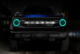 Oracle 2021 Ford Bronco Base Headlight LED Halo Kit - ColorSHIFT - w/ 2.0 Controller - 1470-333