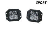 Diode Dynamics SS3 LED Pod Sport - White Flood Flush (Pair) - DD6201P