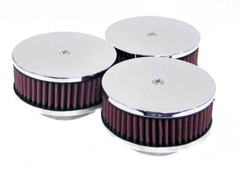 K&N Early Pontiac Tri-Power Round Air Cleaner Assembly - 60-1350