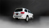 Corsa 2008-2017 Toyota Sequoia 5.7L V8 Touring Cat-Back Exhaust w/Black 4in Tip - 14573BLK