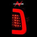 ANZO 2008-2016 Ford F-250 LED Taillights Chrome Housing Smoke Lens (Pair) - 311357