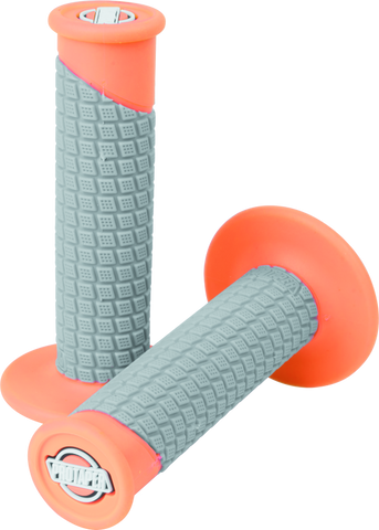 ProTaper Clamp-On Pillow Top Grips - Neon Orange/Gray - 021677