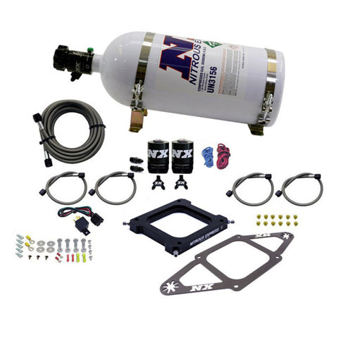 Nitrous Express 4500 Assassin Plate Pro Power Nitrous Kit (100-500HP) w/10lb Bottle - 67570-10
