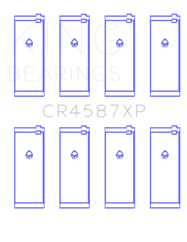 King Engine Bearings Nissan SR20DET (GTiR FWD) 16V Performance Rod Bearing Set - Size STD - CR4587XP
