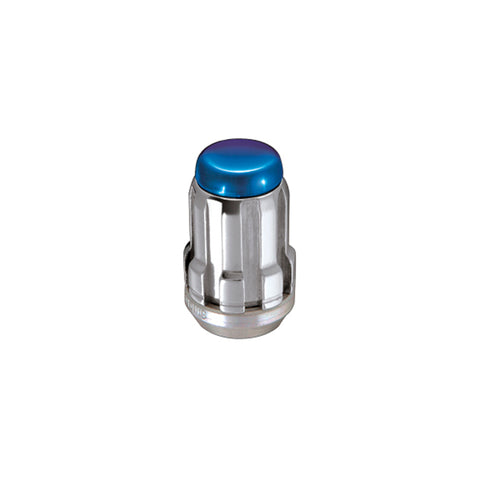 McGard SplineDrive Tuner 5 Lug Install Kit w/Tool (Cone) M12X1.25 / 13/16 Hex / 1.24in. L - Blue Cap - 65554BC