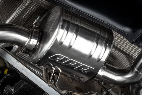 APR 17-25 Porsche Boxster/Cayman 718 (982) 2.0T/2.5T Catback Exhaust Left Muffler - CBK0028