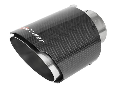 aFe POWER MACH Force-Xp 2.5in Axle-Back Exhaust System 16-20 Chevy Camaro SS V8 6.2L - Carbon Fiber - 49-44118-C