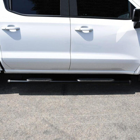 Westin Premier 4 Oval Nerf Step Bars - 85 in - Black - 22-5035