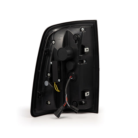 AlphaRex 09-18 Dodge Ram Luxx-Series LED Tail Lights Alpha-Black w/ Activation Light & Seq. Signal - 640003