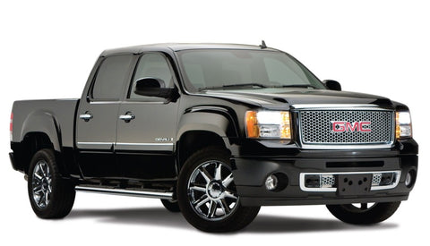 Bushwacker 07-13 GMC Sierra 1500 Fleetside OE Style Flares 4pc 69.3in Bed - Black - 40939-02