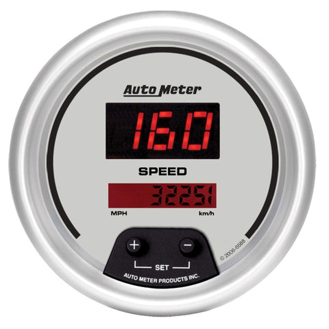 Autometer Ultra-Lite 3 3/8in 160 MPH Digital Speedo Gauge - 6588