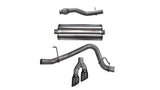 Corsa 2015-2020 GMC Yukon XL 1500 5.3L V8 3in Cat-Back Single Side Exit Twin 4in Black Tips - 14748BLK