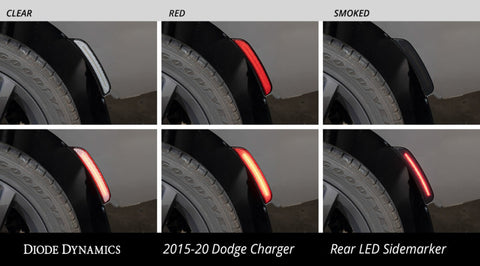 Diode Dynamics 15-21 Dodge Charger LED Sidemarkers for - Smoked (set) - DD5112