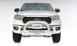 Lund 2019 Ford Ranger Bull Bar w/Light & Wiring - Polished Stainless - 47021300