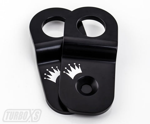 Turbo XS 15-16 Subaru WRX/STI Billet Aluminum Radiator Stay - Black - W15-RADSTAY-BLK