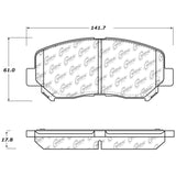 StopTech Street Touring Front Brake Pads 13-14 Dodge Dart/Jeep Cherokee - 308.16400
