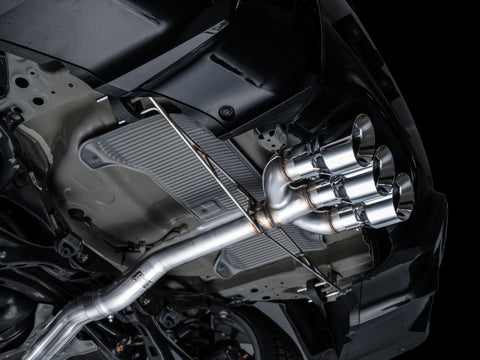 AWE Tuning 2024 Acura Integra Type S DE5 FWD Track Edition Exhaust w/ Triple Chrome Silver Tips - 3020-52335
