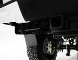 Bushwacker 17-20 Ford F-250/F-350 Trail Armor Rear Mud Flaps (Fits Pocket Style Flares) - MUD-20106