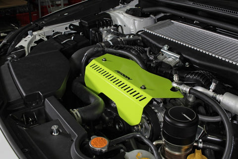 PERRIN 2022+ Subaru WRX Pulley Cover - Neon Yellow - PSP-ENG-153NY