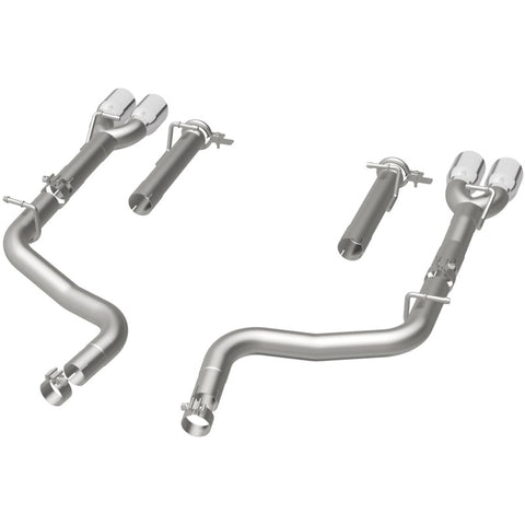 MagnaFlow Axle-Back, SS, 2.5in, Quad Split Rear 3.5in Tip 2015 Dodge Challenger R/T 5.7L - 19210