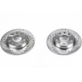 Power Stop 02-06 Audi A4 Rear Evolution Drilled & Slotted Rotors - Pair - EBR656XPR