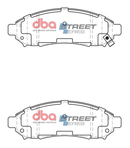 DBA 04-12 Nissan Pathfinder Street Series Front Brake Pads - DB1835SS