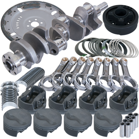 Eagle Ford 302 V-Rib Belt 164 Tooth Flexplate Balanced Rotating Assembly - 5.400in I-Beam +.060 Bore - B16003LA060