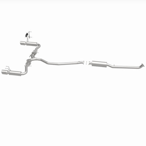 MagnaFlow 16-18 Honda Civic L4 2.0L Street Series Cat-Back Exhaust w/ Polished Tips - 19313