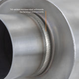 Mishimoto Universal Resonator with 2.5in Inlet/Outlet - Brushed - MMEXH-RES-25BR