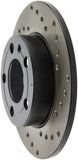 StopTech 00-06 Audi TT Left Rear Drilled Rotor - 128.33057L