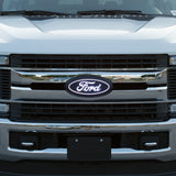 Putco 17-19 Ford SuperDuty Front Luminix Ford LED Emblem - w/ Camera CutOut - 92801