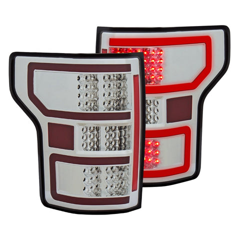 ANZO 18-19 Ford F-150 LED Taillights Chrome - 321340