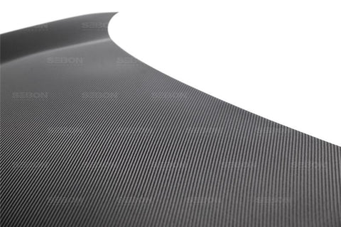 Seibon 2016-2017 Honda Civic Coupe/Sedan/Hatchback OEM Style Carbon Fiber Hood - HD16HDCV-OE