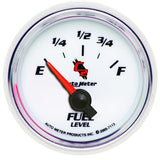 AutoMeter Gauge Fuel Level 2-1/16in. 0 Ohm(e) to 90 Ohm(f) Elec C2 - 7113