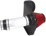 Spectre 11-14 Challenger/Charger V8-6.4L F/I Air Intake Kit - Polished w/Red Filter - 9003