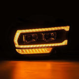 AlphaRex 19-21 Ram 2500 PRO-Series Projector Headlights Plank Style Black w/Activation Light - 880547