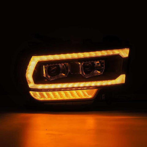 AlphaRex 19-21 Ram 2500 PRO-Series Projector Headlights Plank Style Black w/Activation Light - 880547