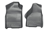 Husky Liners 03-12 Dodge Ram 1500/2500/3500 Series Regular/Quad Cab WeatherBeater Gray Floor Liners - 18032