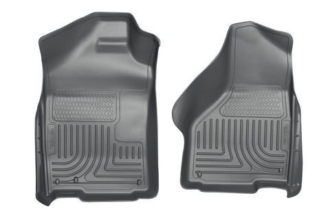 Husky Liners 03-12 Dodge Ram 1500/2500/3500 Series Regular/Quad Cab WeatherBeater Gray Floor Liners - 18032