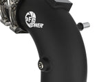 aFe 21+ Ford F-150 V6-3.5L (tt) BladeRunner 3in to 3.5in Aluminum Cold Charge Pipe Black - 46-20519-B