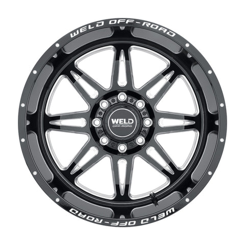 Weld Cheyenne W132 Series 20x10 / 8x170 BP / -18 Offset / 4.75 BS / 125.1 Bore - Gloss Black MIL - W13200017475