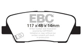 EBC 11+ Hyundai Equus 4.6 Redstuff Rear Brake Pads - DP31806C