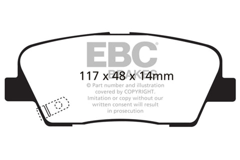 EBC brake Ultimax2 brake Pads - UD1916