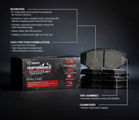 R1 19-26 Rivian EDV700 Rear Off-Road/Tow Brake Pads - 2400-2174-00