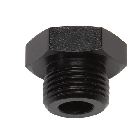 Russell Performance -6 AN Straight Thread Plug (Black) - 660273