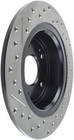 StopTech 09-10 Acura TSX / 08-10 Honda Accord Coupe/05-10 Sedan Left Rear Slotted & Drilled Rotor - 127.40068L