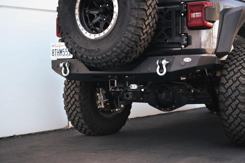 DV8 Offroad 07-21 Jeep Wrangler (JK/JL) Bolt-On Hitch w/ Lights - AHJP-01