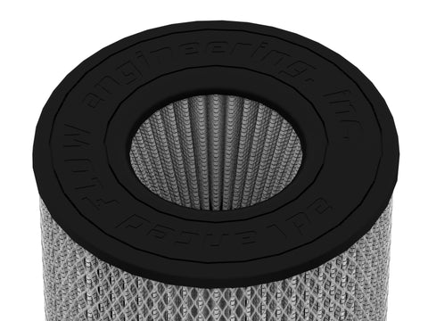 aFe MagnumFLOW Air Filter Pro DRY S 6in Flange x 8 1/8in Base/Top (INV) x 9in H - 21-91059