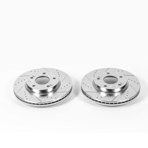 Power Stop 11-19 Hyundai Elantra Front Evolution Drilled & Slotted Rotors - Pair - JBR1564XPR